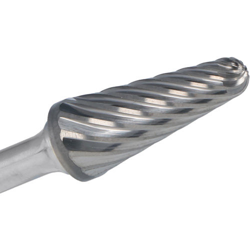 1852 Double Cut Included-Angle Burr, SL-3L6, 3/8" Dia., 1/4" Shank, 1-1/16" Depth of Cut Toolneeds Inc.