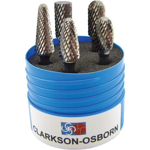 Jeu de fraises en carbure &agrave; coupe agressive, 5 morcea Toolneeds Inc.