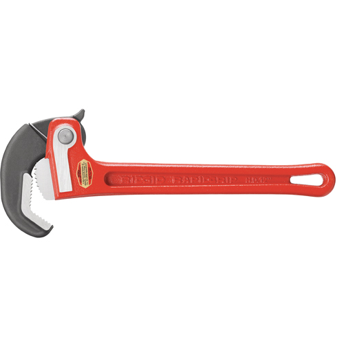 RapidGrip Pipe Wrench, 1" Jaw Capacity, 10" Long Toolneeds Inc.
