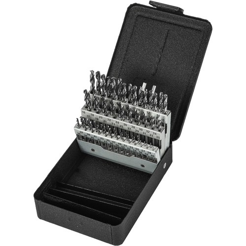 Stub Length Drill Bit Set, 60 Pieces, High Speed Steel Toolneeds Inc.