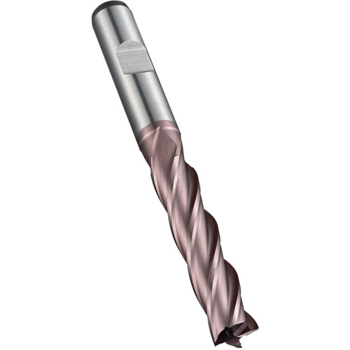 Square End Mill, 5 mm Dia., 68 mm L, 4 Flutes, 6 mm Shank, High Speed Cobalt Toolneeds Inc.