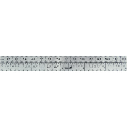 Economy Precision Flexible Ruler, 6" L, Steel Toolneeds Inc.