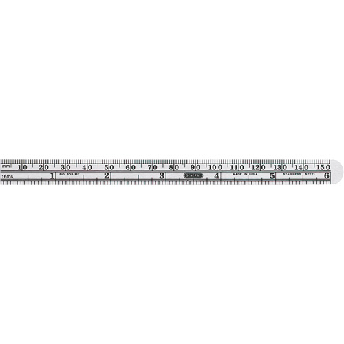 Economy Precision Flexible Ruler, 6-1/2" L, Steel Toolneeds Inc.