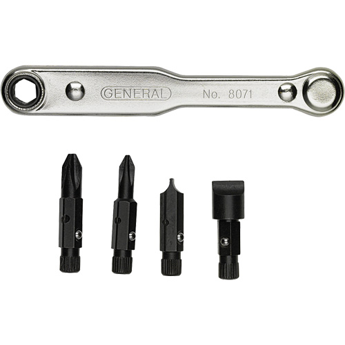 Ratcheting Offset Screwdriver Set, 5 Pcs. Toolneeds Inc.