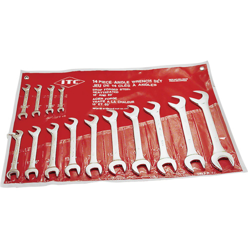 IACW-14 Jeu de cl&eacute;s &agrave; angle 60° et 15°, Ouverte, 14 morceaux, Imp&eacute;rial Toolneeds Inc.