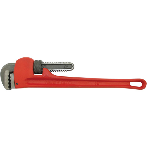 Cl&eacute; &agrave; tuyaux, Cap des m&acirc;choires 2-1/2", Longueur 18", Fini Rev&ecirc;tement en poudre, Prise Aucune Toolneeds Inc.