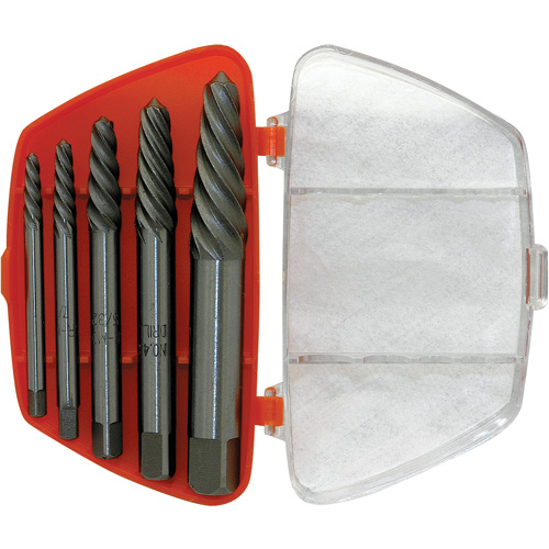 Jeu d'extracteurs en spirale ISE-5 5 mcx, Chrome molybdenum Toolneeds Inc.