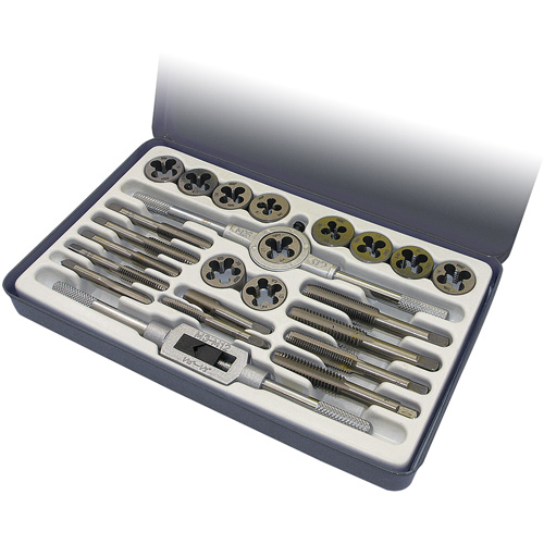 SAE Alloy Tap and Die Set, 24 Pieces Toolneeds Inc.