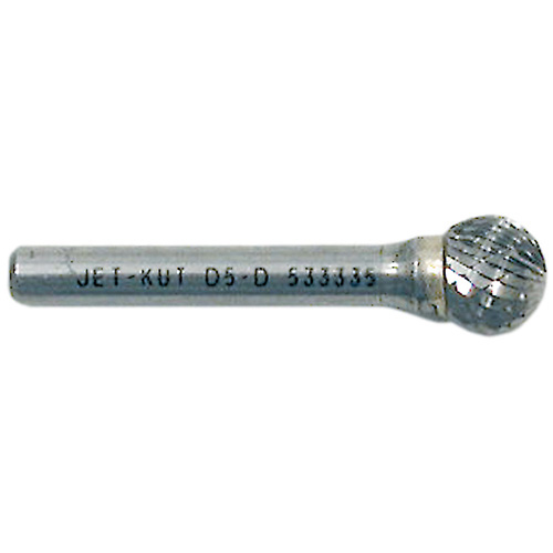 Jet-Kut&reg; Ball Shape Bur, 1/4" Dia., 1/4" Shank, 7/32" Depth of Cut Toolneeds Inc.