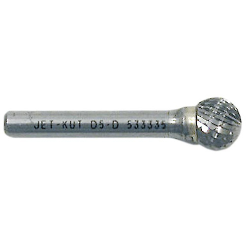 Ball Shape Bur, 1/2" Dia., 1/4" Shank, 7/16" Depth of Cut Toolneeds Inc.