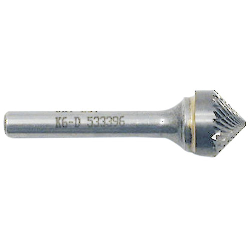 Fraise conique pointue, 1/2" dia., 1/4" Tige, 1/4" Prof. de la coupe Toolneeds Inc.