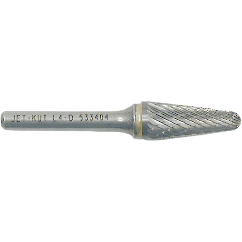 JET-KUT Taper Shape Bur, 5/16" Dia., 1/4" Shank Toolneeds Inc.