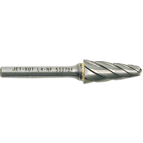 Fraise &agrave; bout conique L4-NF 1/4" pour aluminium/mat&eacute;riaux non ferreux, 1/2" dia. Toolneeds Inc.