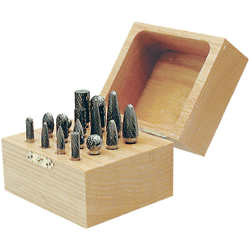 CBK-16 Carbide Bur Set in Wooden Box, 16 Pieces Toolneeds Inc.