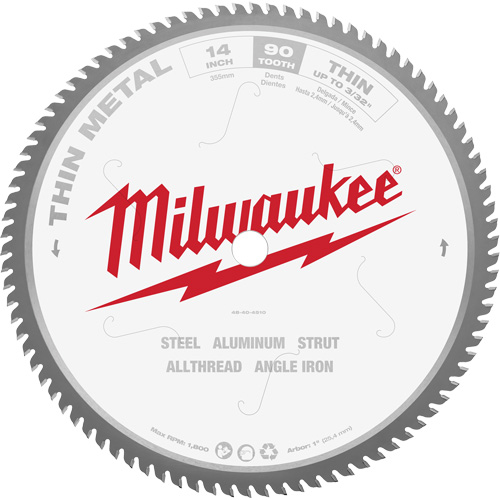 Endurance&reg; Circular Saw Blade, 14", 90 Teeth, Metal Use Toolneeds Inc.