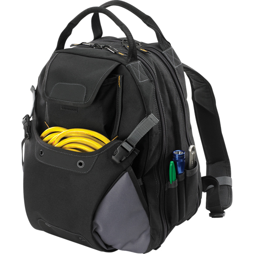 Sacs &agrave; dos pour outils &agrave; 44 pochettes, 16" lo x 13-1/4" la, Noir, Polyester Toolneeds Inc.