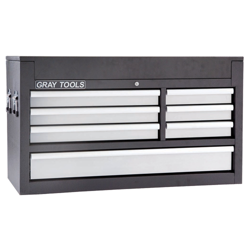 Top Chest - 7 Drawers, 41-1/2" W, 7 Drawers, Black Toolneeds Inc.