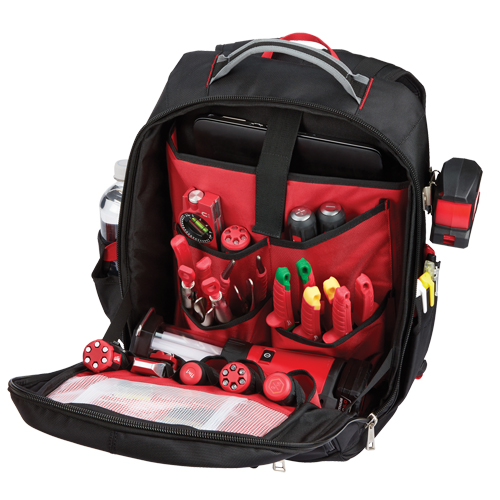 Low-Profile Backpack, 10" L x 12" W, Black, Ballistic Toolneeds Inc.