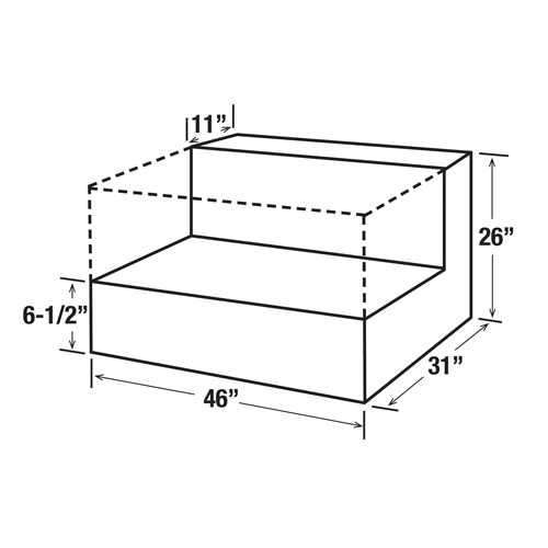 R&eacute;servoir de transfert pour carburant en acier, Acier, Capacit&eacute; 85 gal., Noir Toolneeds Inc.