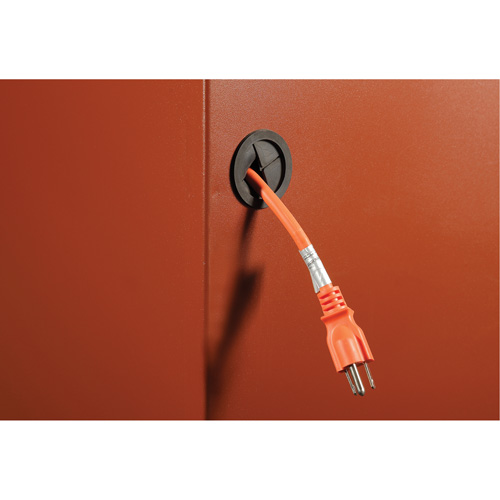 Field Office Jobsite Box, 33" W x 63" D x 80" H, Steel, Red Toolneeds Inc.