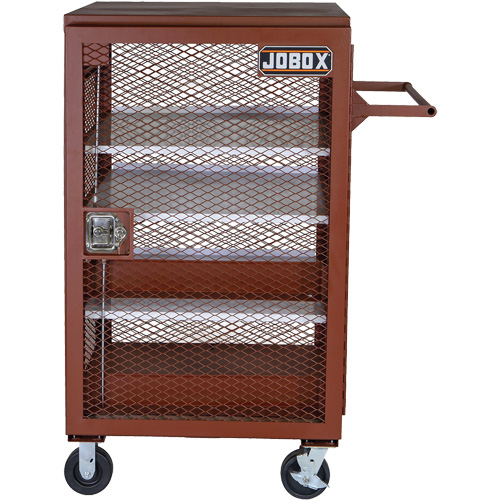 Armoire mobile en treillis, Acier, 22 pi³, Rouge Toolneeds Inc.