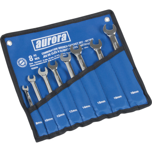 Fixed Head Wrench Set, Combination, 8 Pieces, Metric Toolneeds Inc.