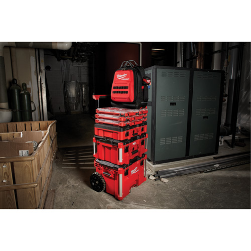 Sac &agrave; dos Packout, 15-3/4" lo x 11-4/5" la, Noir/Rouge, Balistique Toolneeds Inc.