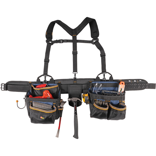 Deluxe Tool Belt, Polyester, Black Toolneeds Inc.