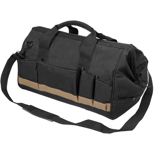 Sac &agrave; outils MEGAMOUTH, Polyester, 25 pochettes, Noir Toolneeds Inc.
