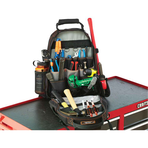 Sac &agrave; dos pour outils 5843 Arsenal, 13-1/2" lo x 8-1/2" la, Noir, Polyester Toolneeds Inc.