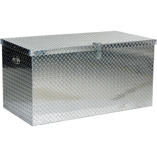 Aluminum Treadplate Portable Tool Box, 25-1/16" D x 49-1/4" W x 24" H, Silver Toolneeds Inc.