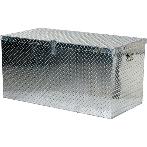 Aluminum Treadplate Portable Tool Box, 25-1/16" D x 49-1/4" W x 24" H, Silver Toolneeds Inc.