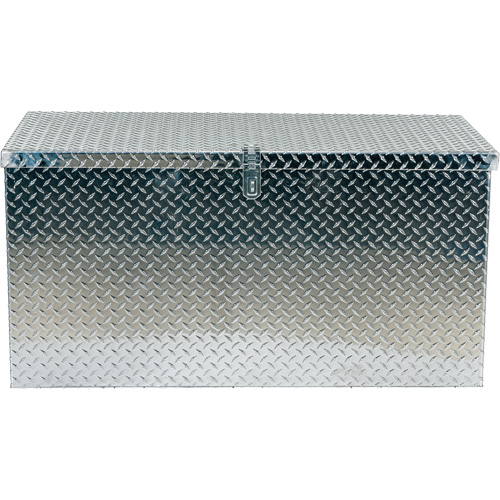 Aluminum Treadplate Portable Tool Box, 25-1/16" D x 49-1/4" W x 24" H, Silver Toolneeds Inc.