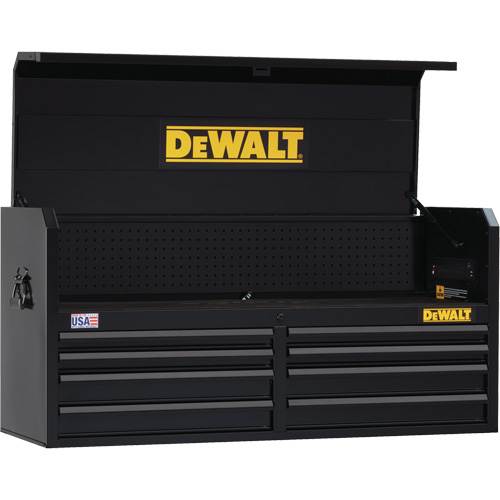 Tool Chest, 51-1/2" W, 8 Drawers, Black Toolneeds Inc.