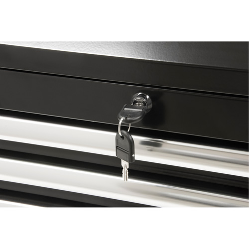 Coffre &agrave; outils industriel, 26" la, 4 tiroirs, Noir Toolneeds Inc.