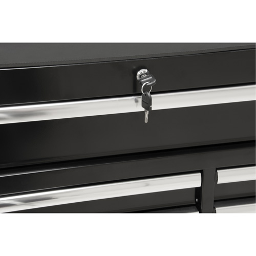 Chariot &agrave; outils industriel, 11 tiroirs, 41" la x 18-3/4" p x 39-1/3" h, Noir Toolneeds Inc.