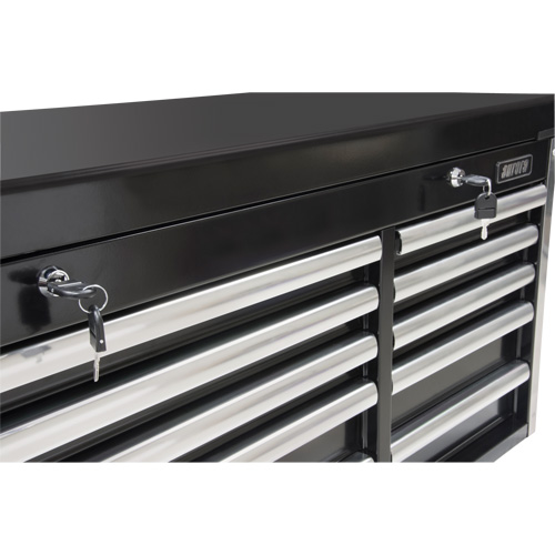 Industrial Tool Chest, 41" W, 10 Drawers, Black Toolneeds Inc.