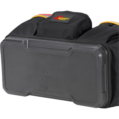 Molded Base Open-Top Tool Box, Ballistic Polyester, 17 Pockets, Black/Blue Toolneeds Inc.