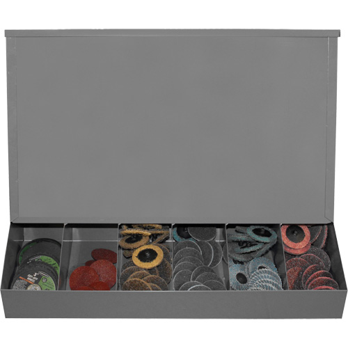 Distributeur aliment&eacute; par gravit&eacute; avec couvercle Toolneeds Inc.