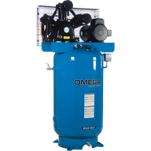 Compresseurs d'air s&eacute;rie industrielle - Compresseurs horizontaux - Deux &eacute;tages, 66,6 gal. (80 gal. US) Toolneeds Inc.