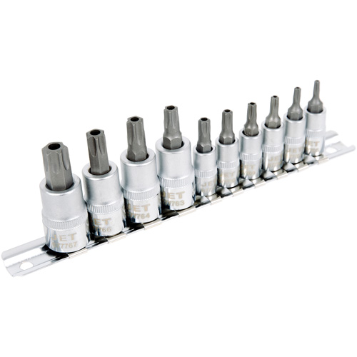 Jeu de douilles antiviol TORX 1/4" & 3/8" SS1438-10TB 10 mcx Toolneeds Inc.