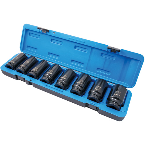 PS834D 6-Point SAE Socket Set, 8 Pcs, Impact, 3/4" Drive Size, Deep Toolneeds Inc.