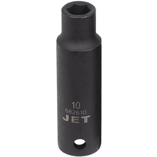 Socket, Impact, 10 mm, 1/2" Drive, 6 Points, Deep Toolneeds Inc.