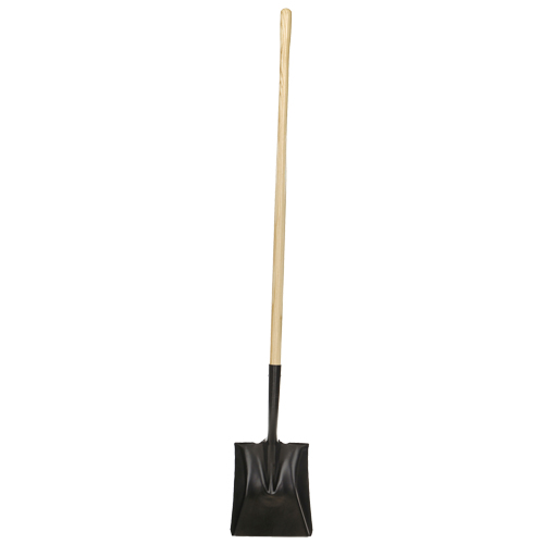 Pelle &agrave; bout carr&eacute;, Bois, Lame Acier durci, Manche en Droit, Longueur 49-1/2" Toolneeds Inc.