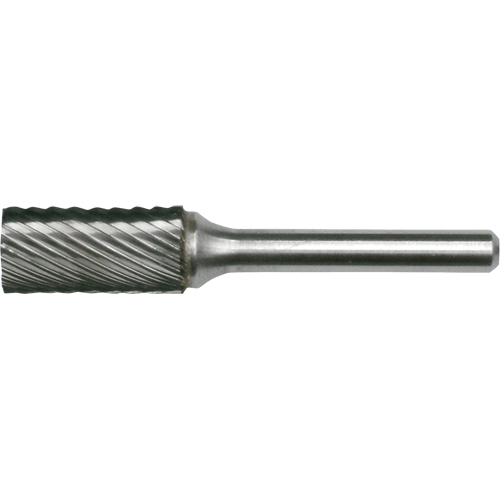 Solid Carbide Burrs - Cylinder Shape with No End Cut, SA-2, 5/16" Dia., 1/4" Shank Toolneeds Inc.