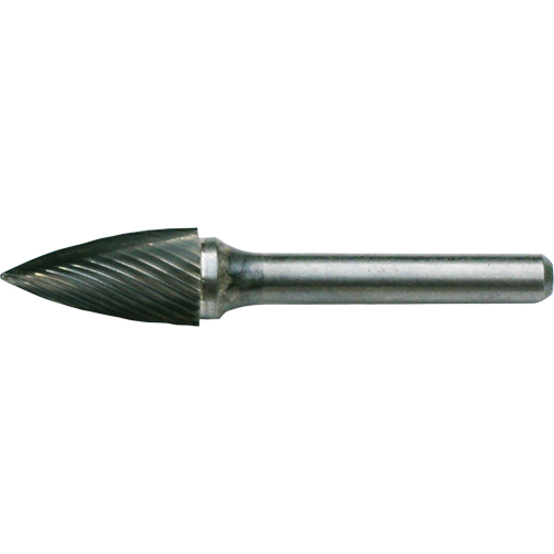 Fraises au carbure solide - Arboriforme avec extr&eacute;mit&eacute; en pointe, , 1/8" dia., 1/8" Tige, 5/16" Prof. de la coupe Toolneeds Inc.