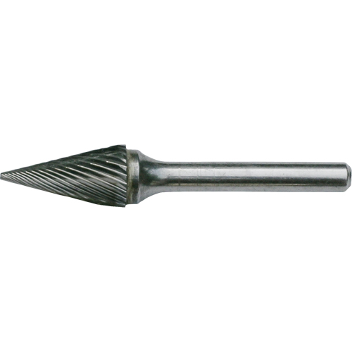 Fraises au carbure solide - Forme conique pointue, SM-5, 1/2" dia., 1/4" Tige, 22,2 mm Prof. de la coupe Toolneeds Inc.