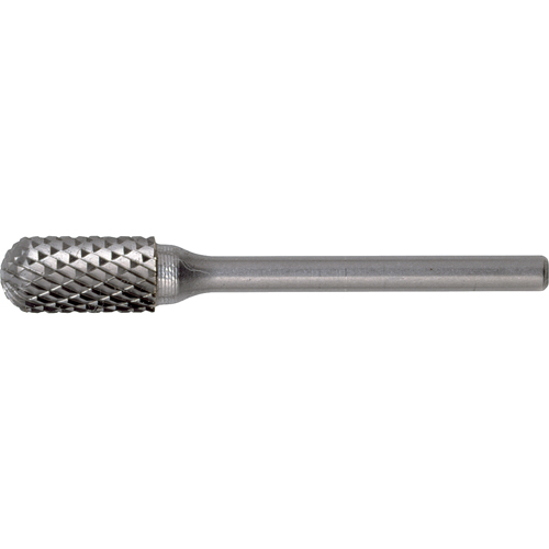 Solid Carbide Burrs - Cylinder Shape with Ball Nose, SC-42, 1/8" Dia., 9/16" Depth of Cut Toolneeds Inc.