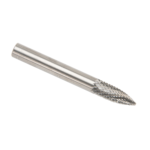 Fraises au carbure solide - Arboriforme avec extr&eacute;mit&eacute; en pointe CLEVELAND, SG-1, 1/4" dia., 1/8" Tige Toolneeds Inc.