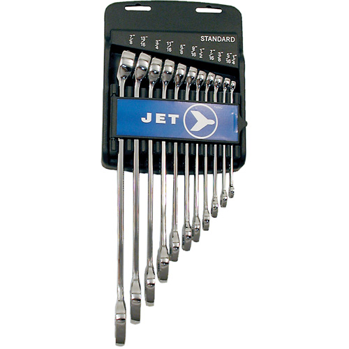 Jeux de cl&eacute;s mixtes combin&eacute;es longues enti&egrave;rement polies, Combinaison, 11 morceaux, Imp&eacute;rial Toolneeds Inc.